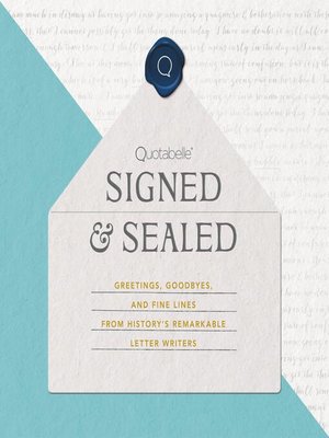 cover image of Signed & Sealed